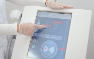 pantalla máquina depilación láser